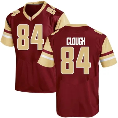 Men's Game Brady Clough Boston College Eagles Maroon Team Color College Jersey