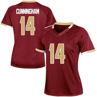 Women's Game Ashton Cunningham Boston College Eagles Maroon Team Color College Jersey