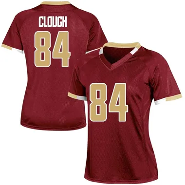 Women's Replica Brady Clough Boston College Eagles Maroon Team Color College Jersey