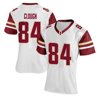 Women's Replica Brady Clough Boston College Eagles Women Football Jersey - White